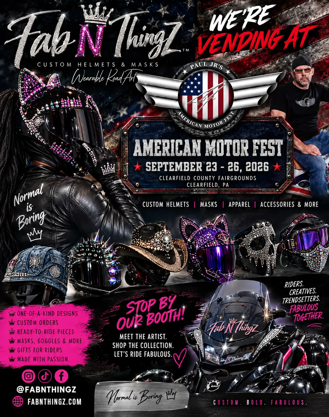 Paul Jr.'s American Motor Fest promotional artwork